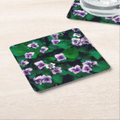 Wildblumen im Wald Rechteckiger Pappuntersetzer (angewinkelt)