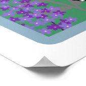 Wildblumen im Yosemite Nationalpark Illustration Poster (Ecke)