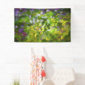 Wildblumen Impasto Malerei - Originelle Blume Kuns Banner (Insitu)