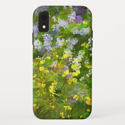 Wildblumen Impasto Malerei - Originelle Blume Kuns Case-Mate iPhone Hülle (Rückseite)