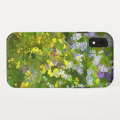 Wildblumen Impasto Malerei - Originelle Blume Kuns Case-Mate iPhone Hülle (Rückseite (Horizontal))