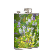 Wildblumen Impasto Malerei - Originelle Blume Kuns Flachmann (Rechts)