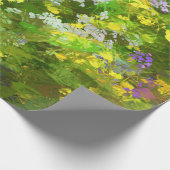 Wildblumen Impasto Malerei - Originelle Blume Kuns Geschenkpapier (Ecke)