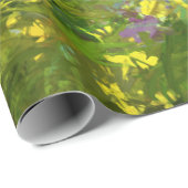 Wildblumen Impasto Malerei - Originelle Blume Kuns Geschenkpapier (Rolleneckpunkt)