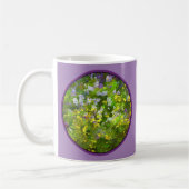 Wildblumen Impasto Malerei - Originelle Blume Kuns Kaffeetasse (Links)