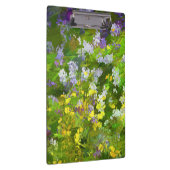 Wildblumen Impasto Malerei - Originelle Blume Kuns Klemmbrett (Rechts)
