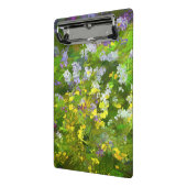 Wildblumen Impasto Malerei - Originelle Blume Kuns Mini Klemmbrett (Gewinkelt2)