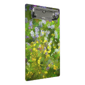 Wildblumen Impasto Malerei - Originelle Blume Kuns Mini Klemmbrett (Schrägansicht)