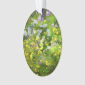 Wildblumen Impasto Malerei - Originelle Blume Kuns Ornament (Vorderseite)