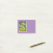 Wildblumen Impasto Malerei - Originelle Blume Kuns Post-it Klebezettel (Auf Schreibtisch)