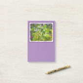 Wildblumen Impasto Malerei - Originelle Blume Kuns Post-it Klebezettel (Auf Schreibtisch)