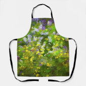 Wildblumen Impasto Malerei - Originelle Blume Kuns Schürze (Vorderseite)