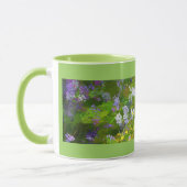 Wildblumen Impasto Malerei - Originelle Blume Kuns Tasse (Links)