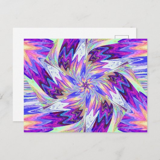 WILDBLUMEN IN ABSCHNITTEN 1 Postkarte (Vorne/Hinten)