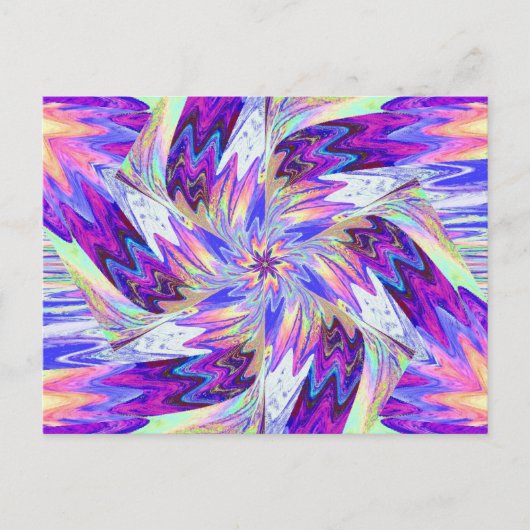 WILDBLUMEN IN ABSCHNITTEN 1 Postkarte (Vorderseite)