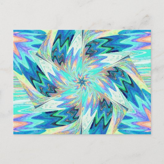 WILDBLUMEN IN ABSCHNITTEN 4 Postkarte (Vorderseite)