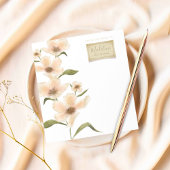 Wildblumen in Aquarellen Individuelle Name Vintag Notizblock