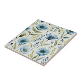 Wildblumen in Aquarellfarbe Fliese (Seite)