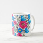 Wildblumen in Aquarellfarben Kaffeetasse (VorderseiteRechts)
