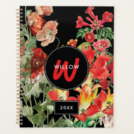 Wildblumen in Aquarellfarben Planer