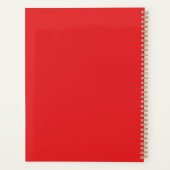 Wildblumen in Aquarellfarben Planer (Rückseite)