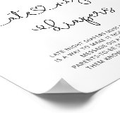 Wildblumen in Aquarellfarben Späte Nachttaucher Po Poster (Ecke)