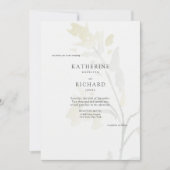 Wildblumen in Bloom II Einladung zur Hochzeit (Vorderseite)