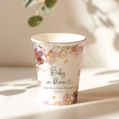 Wildblumen in Blütendusche Pappbecher