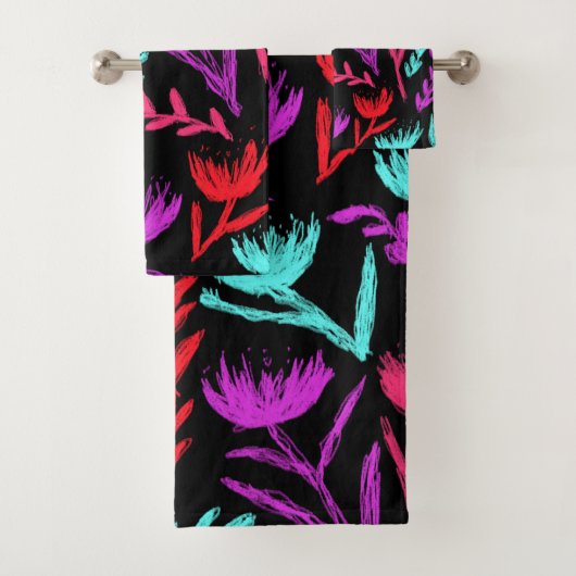 Wildblumen in Colors der POP! Badhandtuch Set (Insitu)