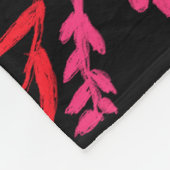 Wildblumen in Colors der POP! Fleecedecke (Ecke)