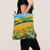 Wildblumen in der Wiese All-over-Drucktasche Tasche (Von Nahem)
