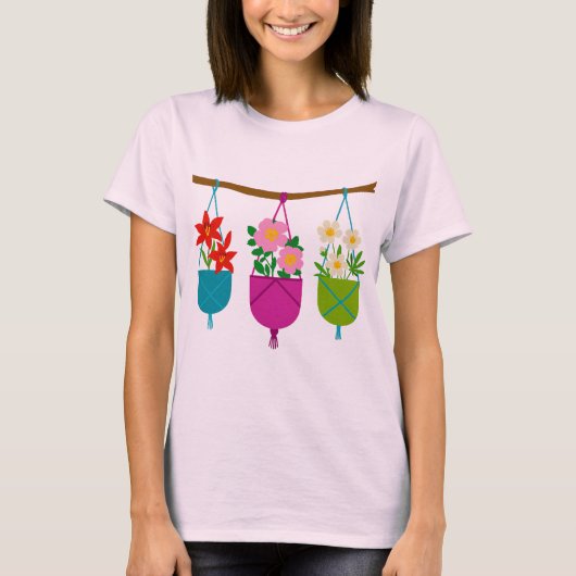 Wildblumen in lebendigen Pflanzen T-Shirt (Vorderseite)