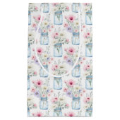 Wildblumen in Mason Jars Kleine Geschenktüte (Vorderseite)