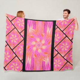 Wildblumen in Pastellen 10 Fleecedecke