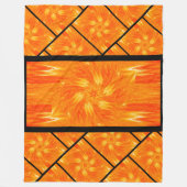 Wildblumen in Pastellen 11 Fleecedecke (Vorderseite)