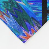 Wildblumen in Pastellen 12 Fleecedecke (Ecke)