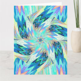 WILDBLUMEN IN PASTELLEN 4 KARTE