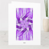 WILDBLUMEN IN PASTELLEN 6 KARTE (Rückseite)