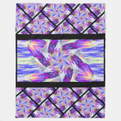 Wildblumen in Pasteten 1 Fleecedecke (Vorderseite)