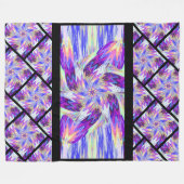 Wildblumen in Pasteten 1 Fleecedecke (Vorderseite (Horizontal))