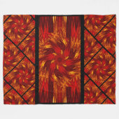 Wildblumen in Pasteten 7 Fleecedecke (Vorderseite (Horizontal))