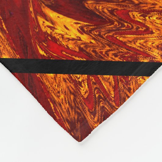 Wildblumen in Pasteten 7 Fleecedecke (Ecke)