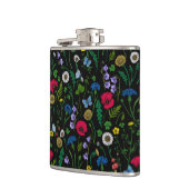 Wildblumen in schwarz flachmann (Links)