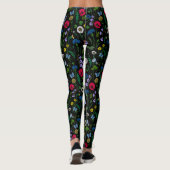 Wildblumen in schwarz leggings (Rückseite)