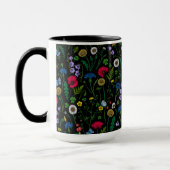 Wildblumen in schwarz tasse (Links)