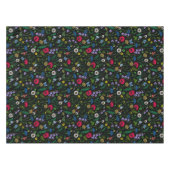 Wildblumen in schwarz tischdecke (Vorderseite (Horizontal))
