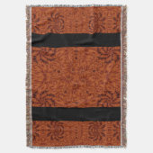 Wildblumen in Schwarz und Gold 17 Decke (Vorderseite Vertikal)