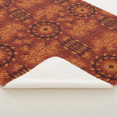 Wildblumen in Schwarz und Gold 19 Sherpadecke (3/4)