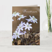 Wildblumen in Wäldern Karte (Vorderseite)