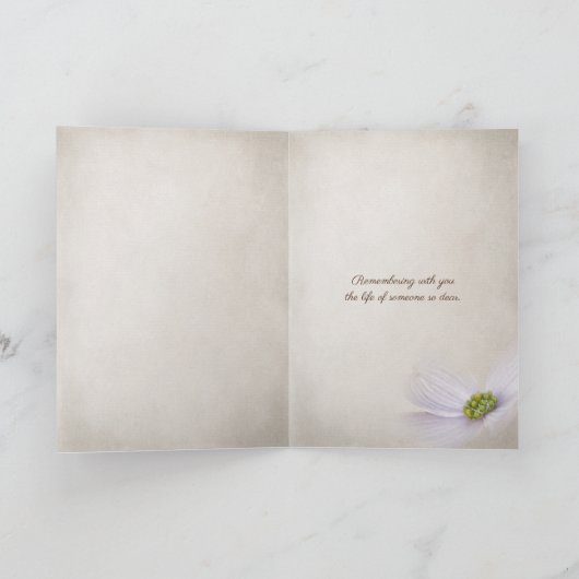 Wildblumen in Wäldern Karte (Innenseite)